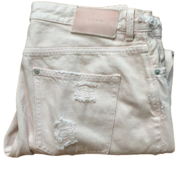 H&m & Denim pink distressed boyfriend jeans - Picture 1 of 8